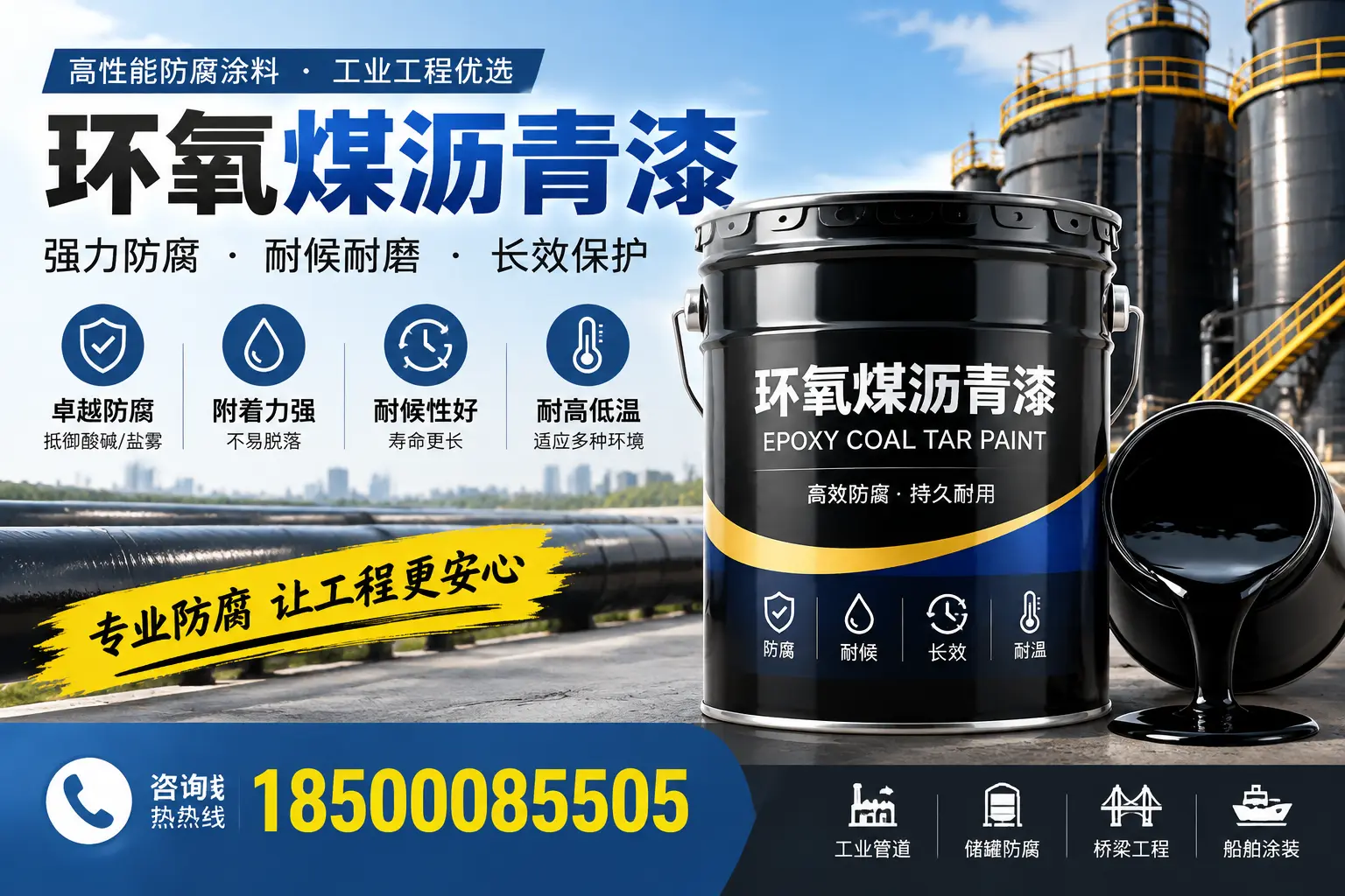 环氧煤沥青漆的施工方法与注意事项，确保在临沂顺利完成